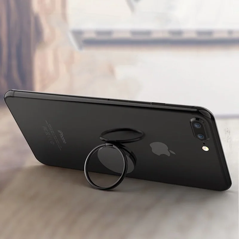 1/2PCS Magnetic Phone Holder Rotatable Luxury Metal Finger Ring Stand Desktop Mobile Phone Socket For Universal All Smartphone