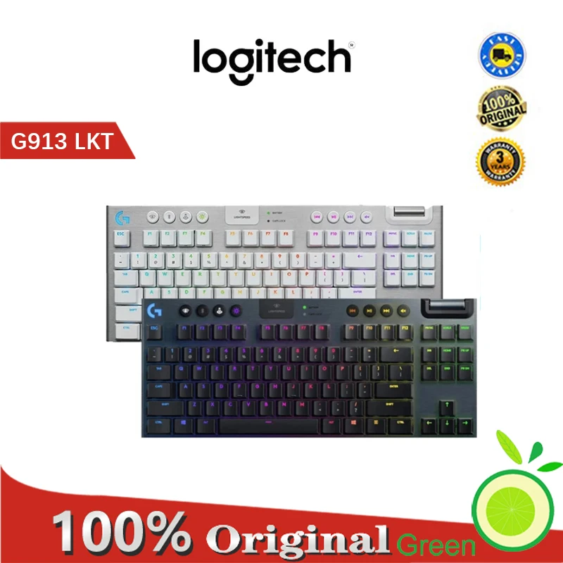 

Клавиатура Logitech G913 TKL Беспроводная Механическая игровая с RGB Подсветкой