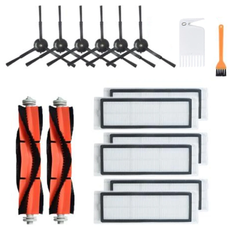 

Запасные части для робота-пылесоса Roborock S6 MAXV S6 PURE S6 S5 MAX S5 S4, аксессуары, фильтр с основной боковой щеткой