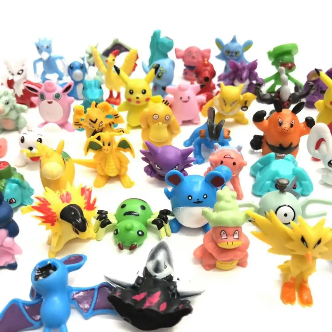 

New 24-144 Pcs Pokemon Action Figure 2-3CM Not Repeating Mini Figures Model Toy Pikachu Anime Kids Collect Dolls Birthday Gifts