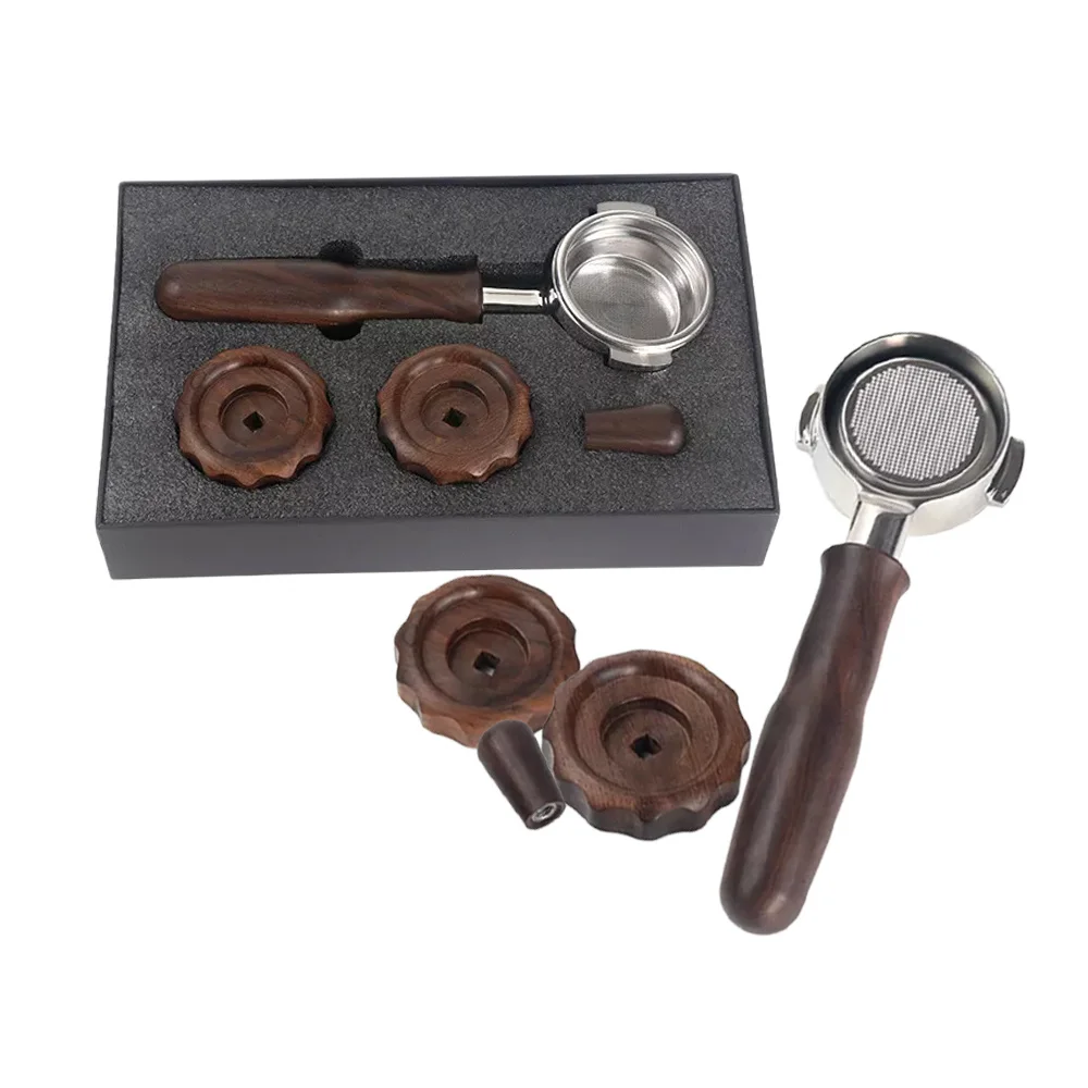 

Coffee Machine DIY Accessories 58MM Bottomless Portafilter Filter Holder Basket for Expobar E61 ECM Rocket Kitchen Bar Supplies