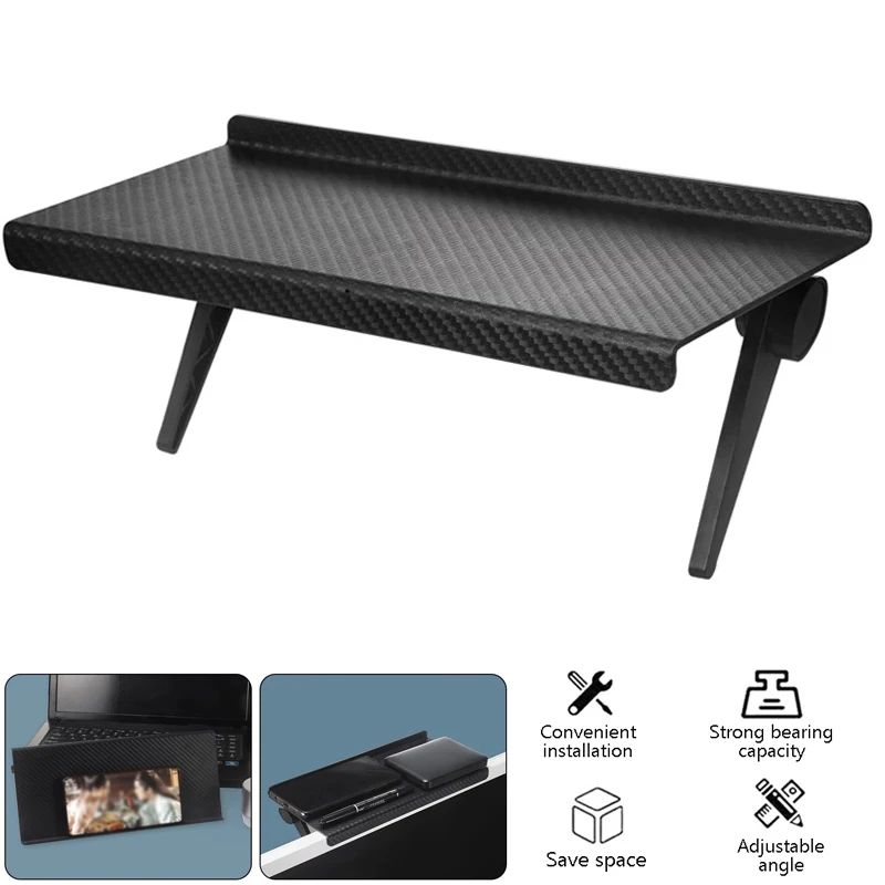 

TV Screen Top Shelf Rack Holder Adjustable Computer Monitor Desktop Screen Top Shelf TV Buddy Organizer Home Office Storage Rack