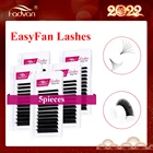 Ресницы для наращивания из искусственной норки, Мягкие Накладные ресницы российского объема, 5 шт.