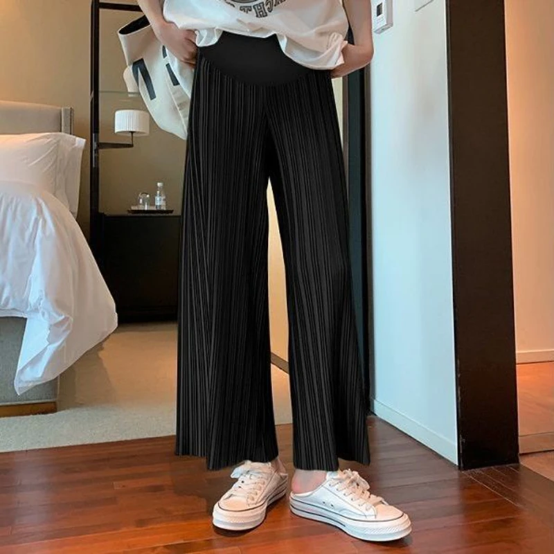 Брюки для беременных женщин летняя верхняя одежда брюки живота с широкими