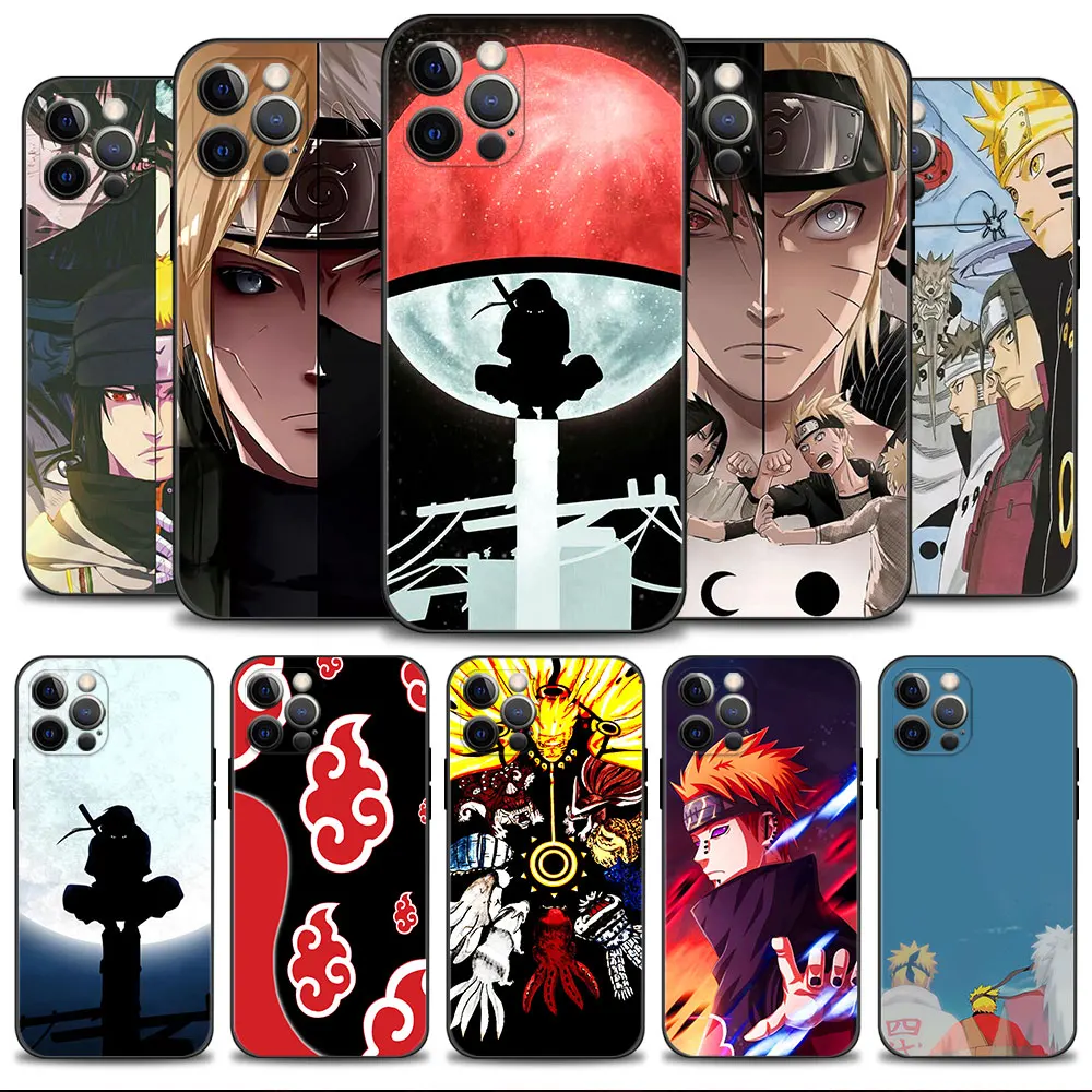 

Soft Silicone Phone Case For iPhone 14 13 12 11 Pro Max 6 6S 7 8 Plus X XS XR 12 13 Mini Shell Cool Japan Anime Naruto