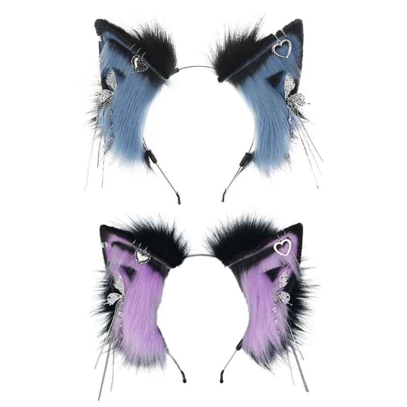 

Furry Ear Hairband Anime Headband Girl Hairhoop Comic-Shows Party Props Drop Shipping