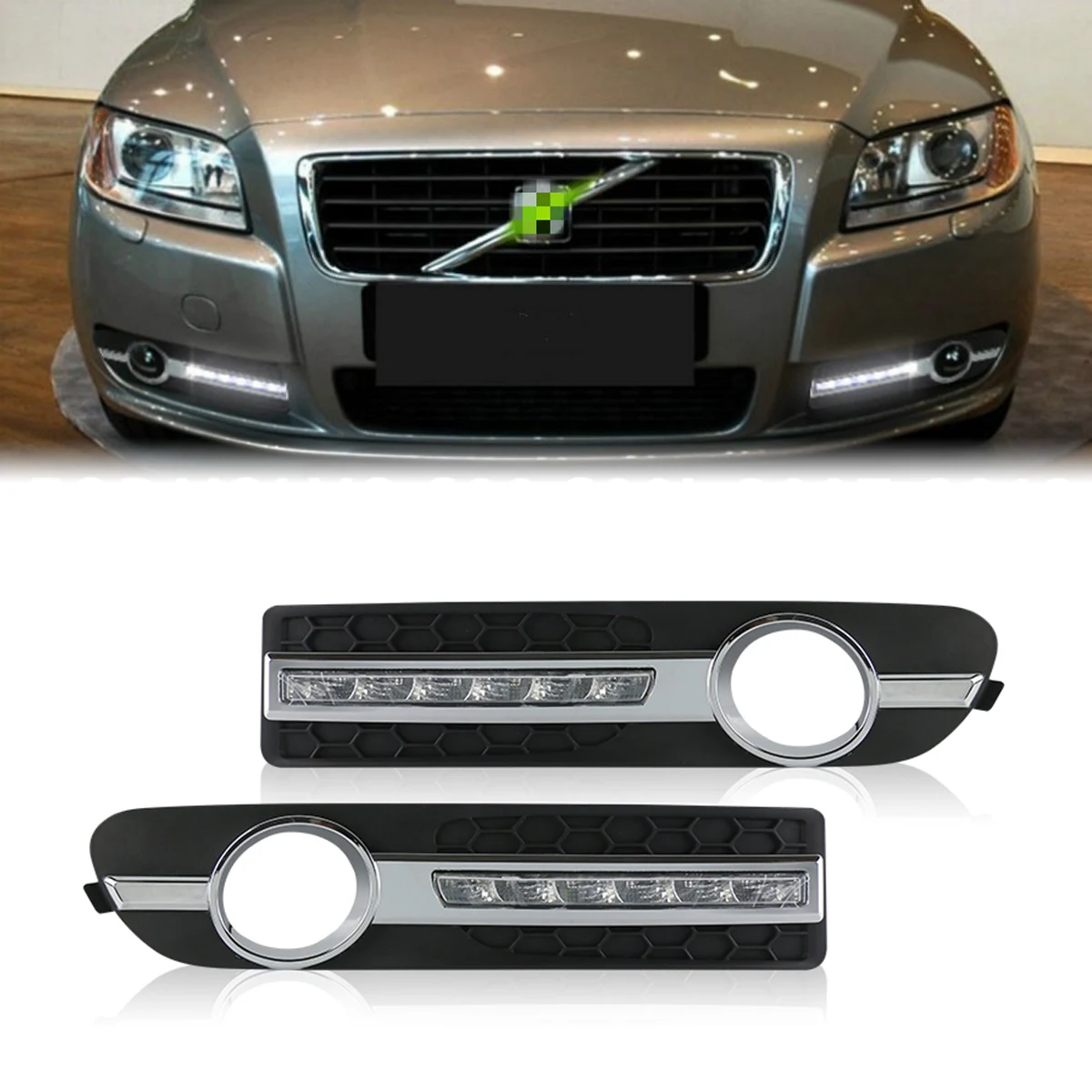 

Дневные ходовые огни для Volvo S80 S80L 2007-2013, 2 светодиодный т.