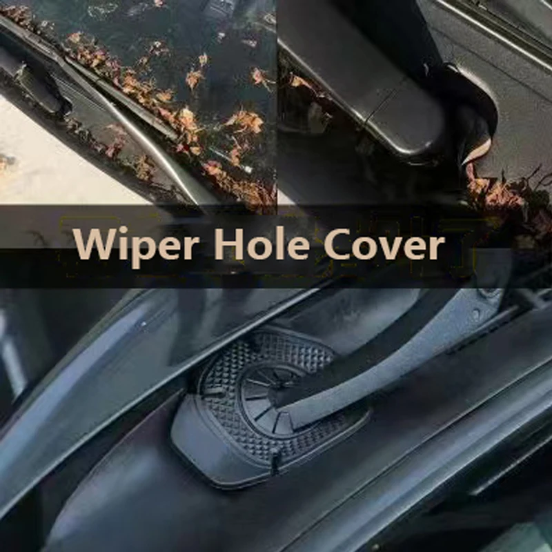 Купи Car Wiper Protective Cover Dust Cover Wiper Hole Protective Cover Anti-Leaf Wiper Hole Dust Protective Cover Car Accessories за 226 рублей в магазине AliExpress