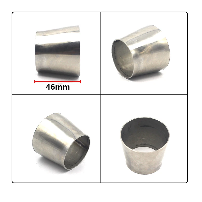 

201 Stainless Steel Weldable Reducer Adapter Pipe OD (1.5"/38mm-2"/51mm, 2''/51mm-2.5''63mm,2.5''63mm-3''/76mm )