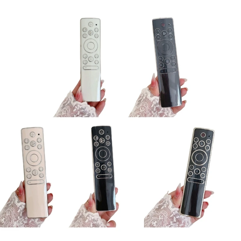 

QX2B TV Voice Remote Control Protective Cover CRF3A71 Electroplated TPU All-inclusive
