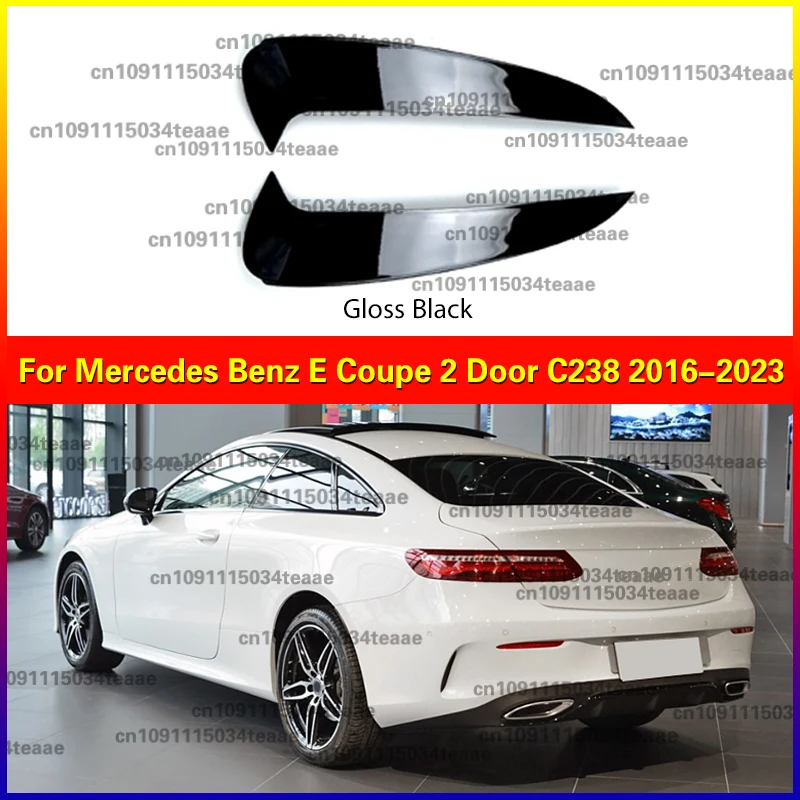 

Для Mercedes Benz E Class E Coupe 2-дверный C238 W238 2016-2023 спойлер заднего бампера боковой Canard аксессуары для стайлинга автомобилей