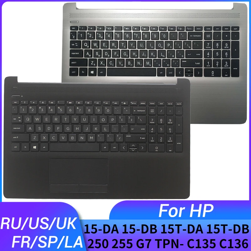 Клавиатура для ноутбука HP 15-DA 15-DB 15T-DA 15T-DB 250 255 G7 TPN-C135