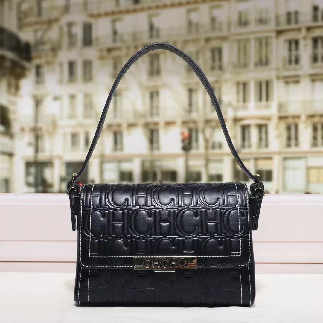 

New Brand Women Messenger Shoulder Bag Metal Embossed Design Tassels High Quality Fashion Shoulder Bag