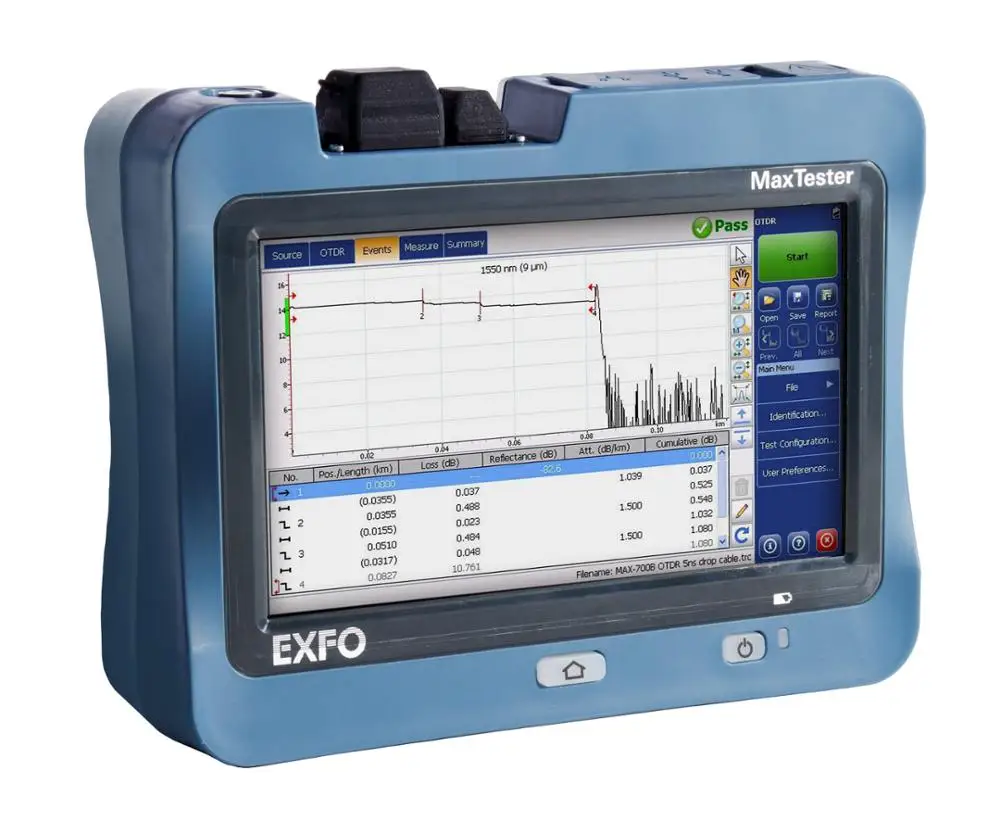 

EXFO Max710B-M1 last mile OTDR Equal to EXFO MAX715B OTDR