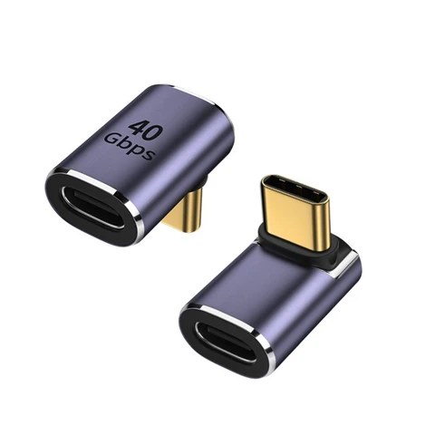 Адаптер из алюминиевого сплава с USB C на Type-C «Мама» и «папа», адаптеры типа c, 40 Гбит/с