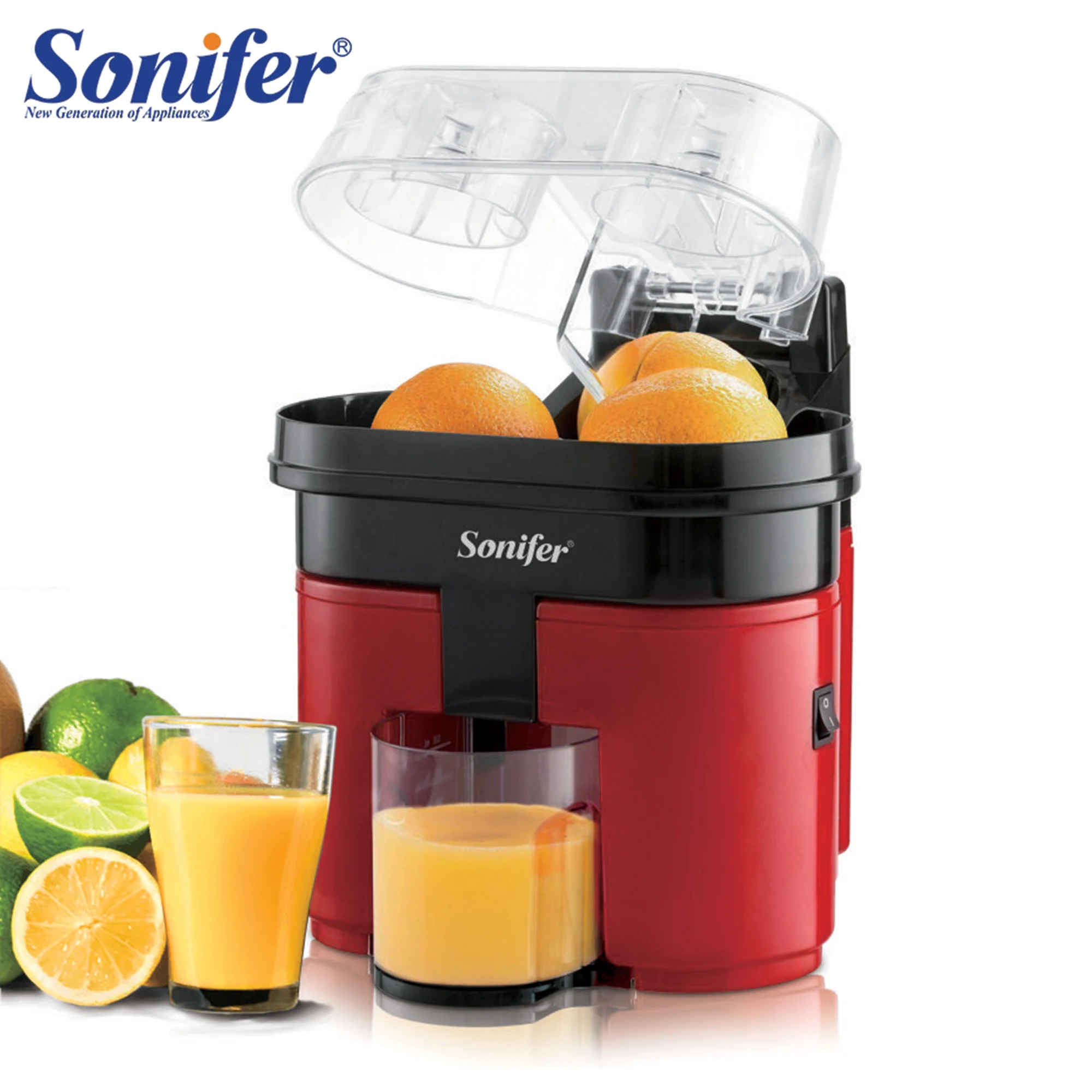 

Fast Double Juicer 90W Electric Lemon Orange Fresh Juicer With Anti-drip Valve Citrus Fruits Squeezer Household 220V Sonifer