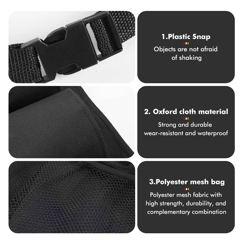 Car Seat Backseat Hanging Organizer Large Capacity Storage Bag For JAC S2 J3 Board JS2 S3 JS3 J2 S5 T8 Refine J5 J6 J7 J4