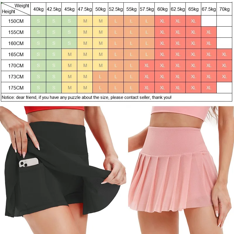 Cloud Hide Pocket Tennis Skirts Sports Golf Pleated Skirt Women Fitness Shorts High Waist Quick Dry Running Short Workout Skort images - 6