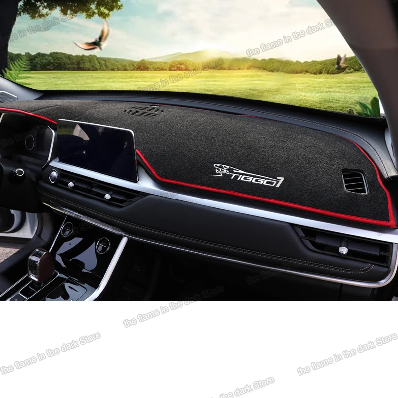 Нескользящий коврик для приборной панели автомобиля из полиэстера chery tiggo 7 pro 2020