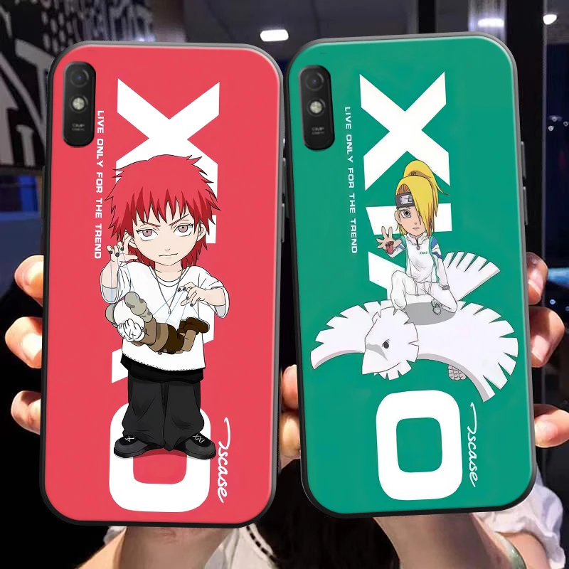

Naruto Fashion Akatsuki For Xiaomi Redmi 9A Phone Case For Redmi 9AT Case Silicone Cover Black Soft Funda Carcasa