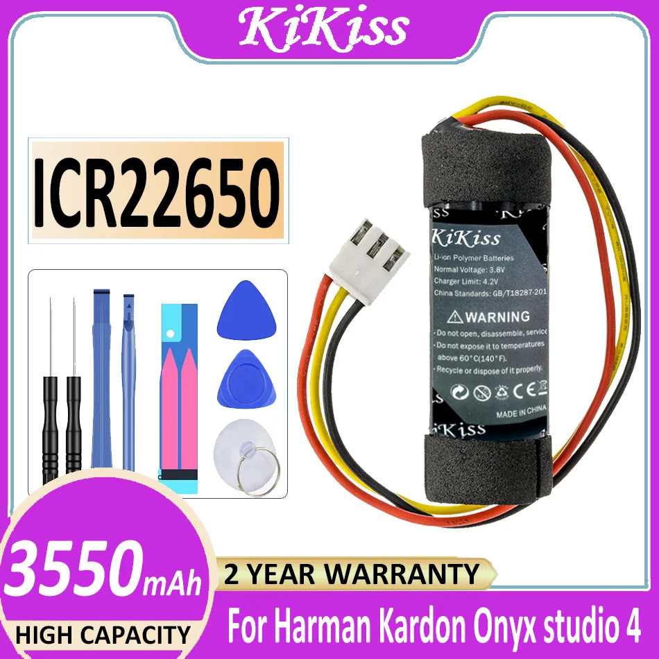 

Аккумулятор ICR22650 на 3550 мА · ч Для HARMAN/KARDON Onyx Studio 4 Studio4 аккумулятор + Бесплатные инструменты