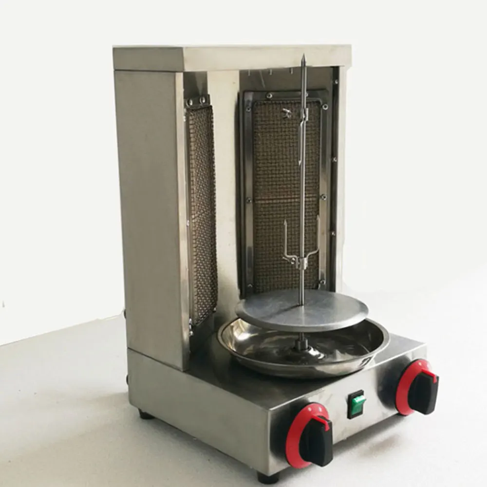 Коммерческий газовый гриль для барбекю шампуры автоматическая машина вращения