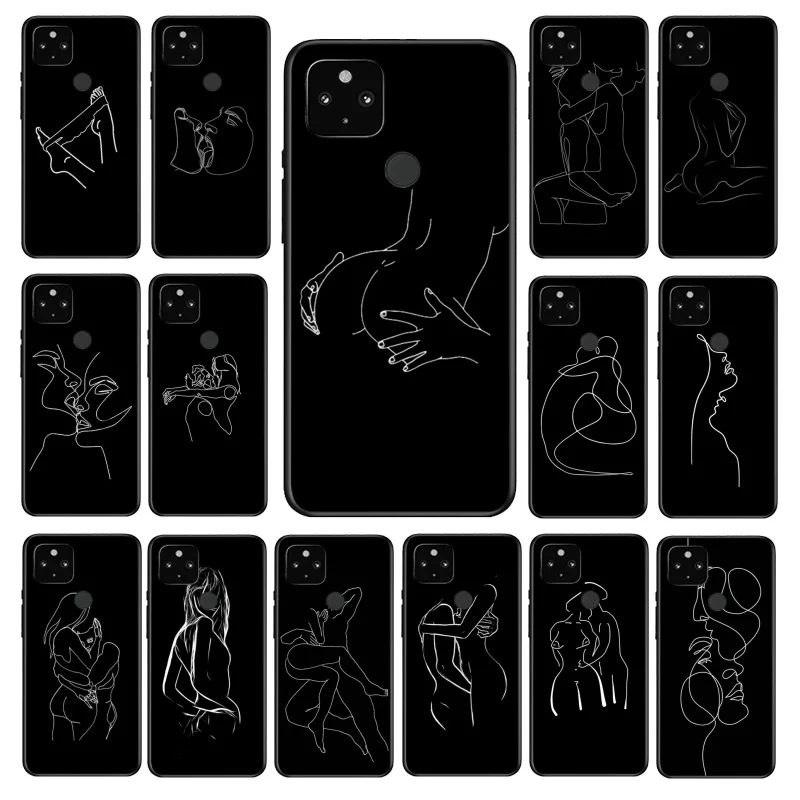 Love Line искусство рисования планшетов для Google Pixel 6A 6 Pro 5A 4A 3A 4 XL 5 3 2 |