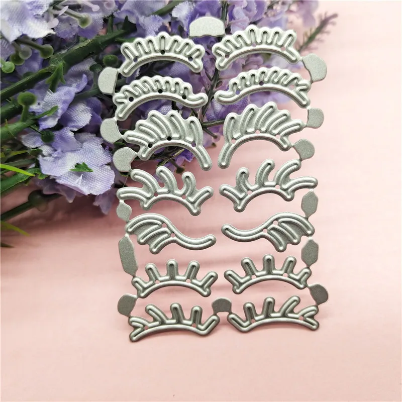 

Eyebrow Eyelash Metal Cut Dies Stencils for Scrapbooking Stamp/Photo Album Decorative Embossing DIY Paper Cards
