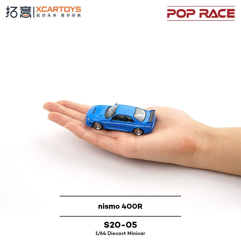 Фото Xcartoys 1:64 Nismo 400R Blue Diecast Model Car №2