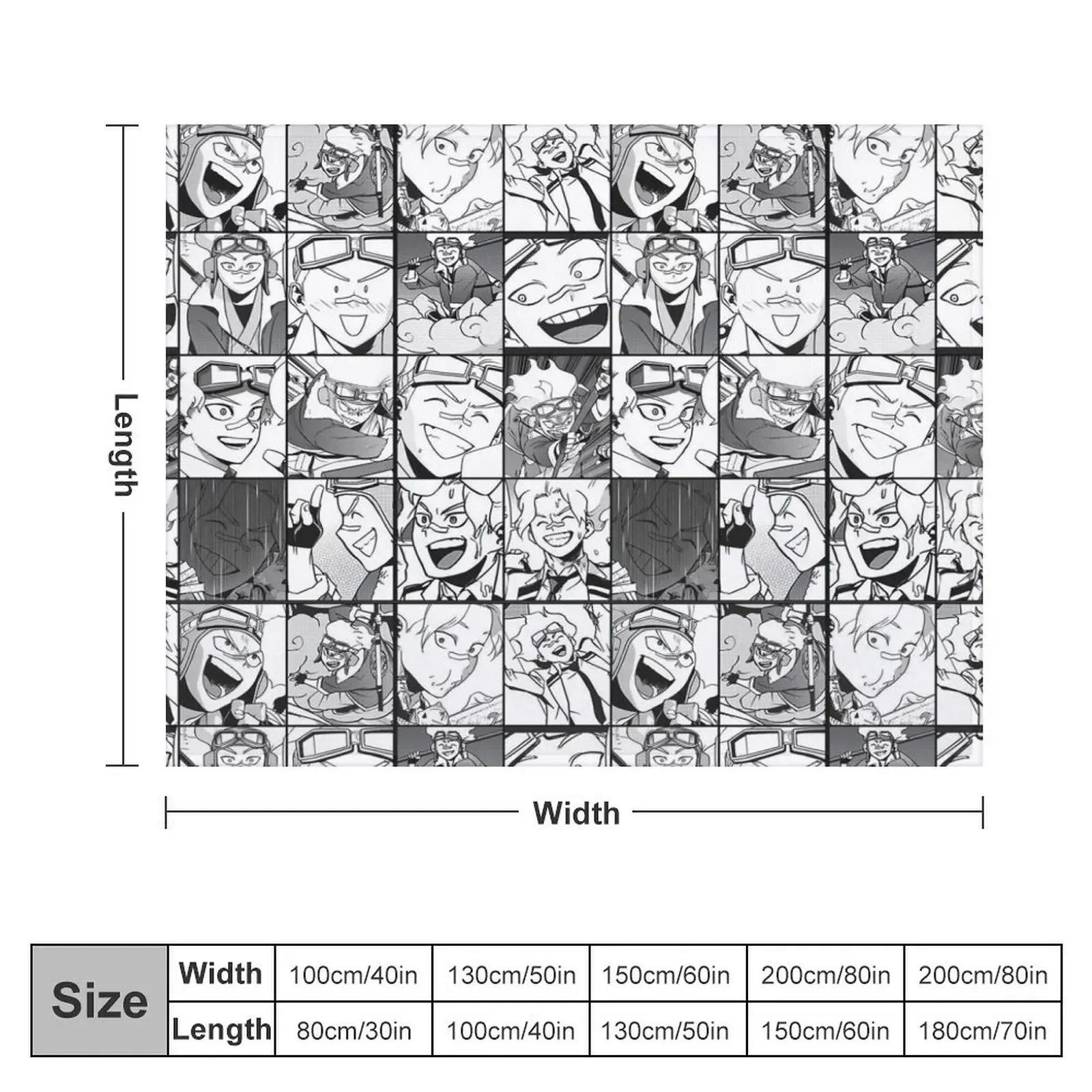 Oboro Shirakumo-коллаж черно-белая версия пледы мягкие большие одеяла для кровати диван