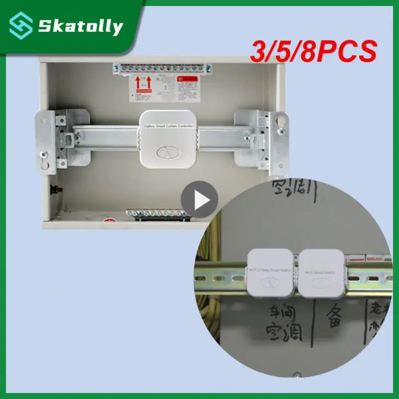 

3/5/8PCS Tuya Voice Control Curtain Controller Timing Mini Breaker Module 110v- 240v Zigbee Curtain Switch Smart Breaker