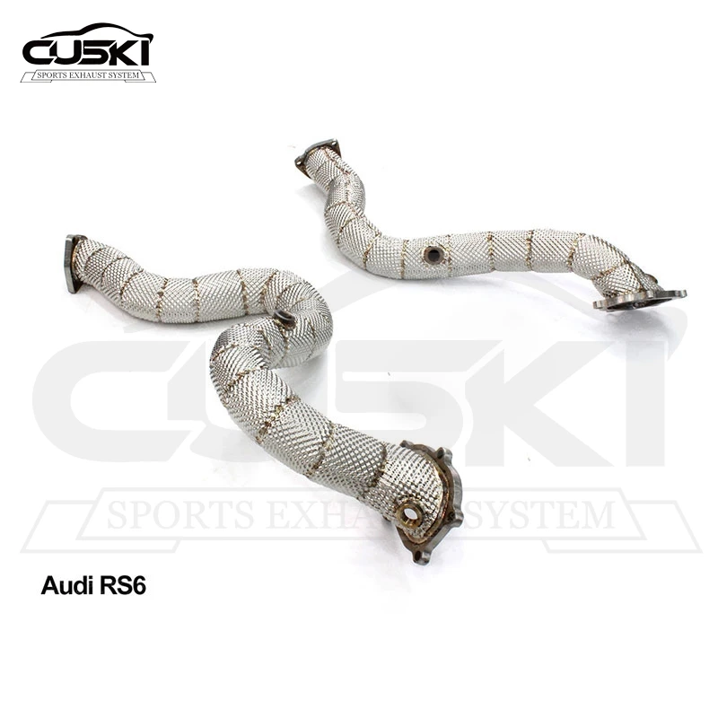 CUSKI канальная труба для AUDI S6 S7 RS6 RS7 C7 2013-2015 4 0 T высокая пропускная способность/с