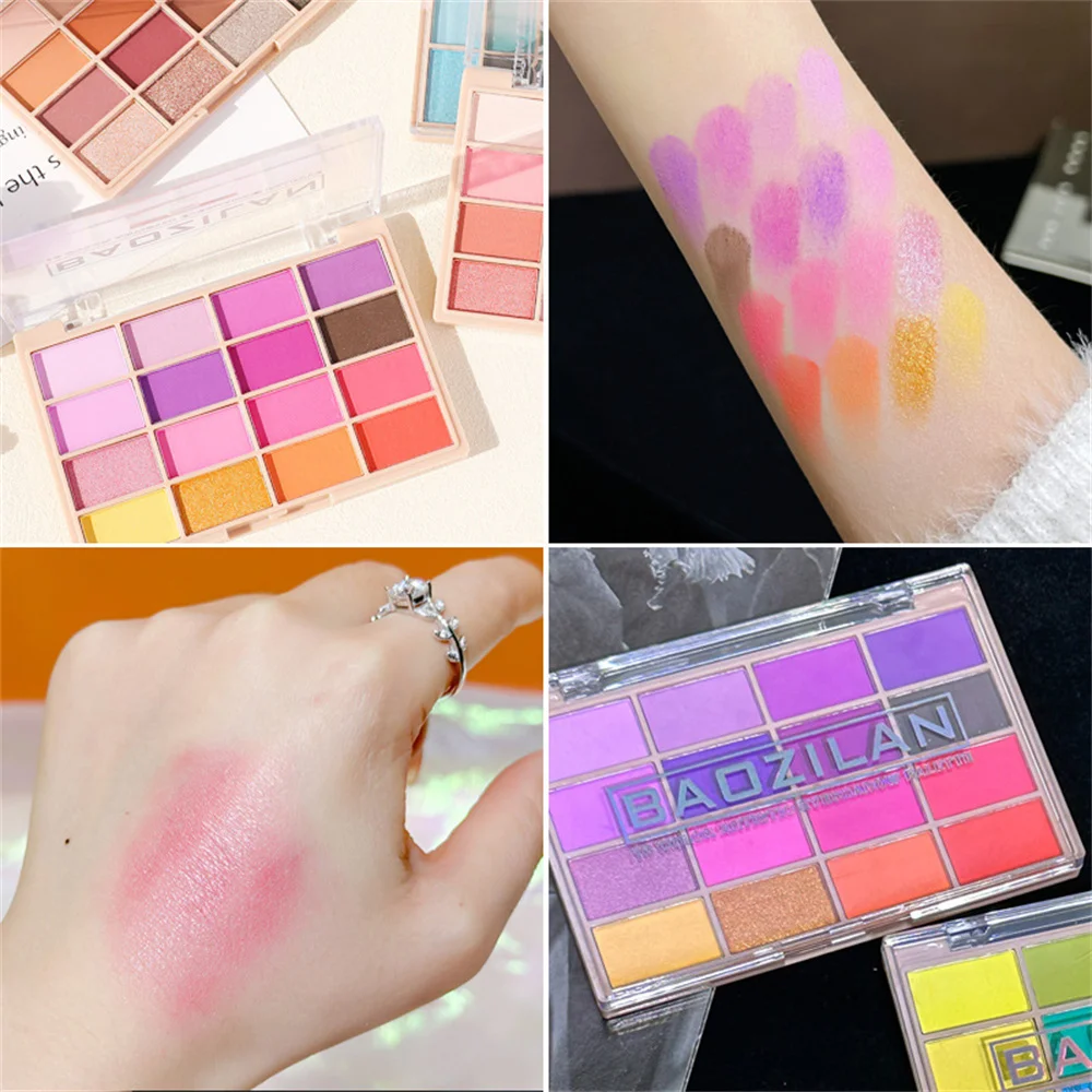 Перламутровые тени для век Палитра стойкий макияж высокая цветопередача