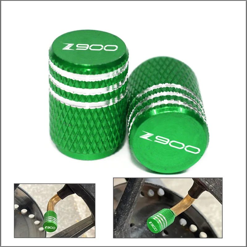 

For KAWASAKI Z650 Z900 Z900RS Z 650 900 2017 - 2022 Motorcycle Wheel Tire CNC Aluminum Valve Stem Caps Airtight Covers