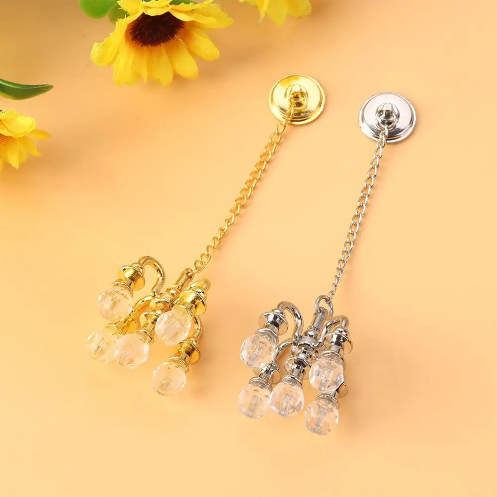 Миниатюрная Напольная Лампа в масштабе 1:12 Кристальный настенный светильник для