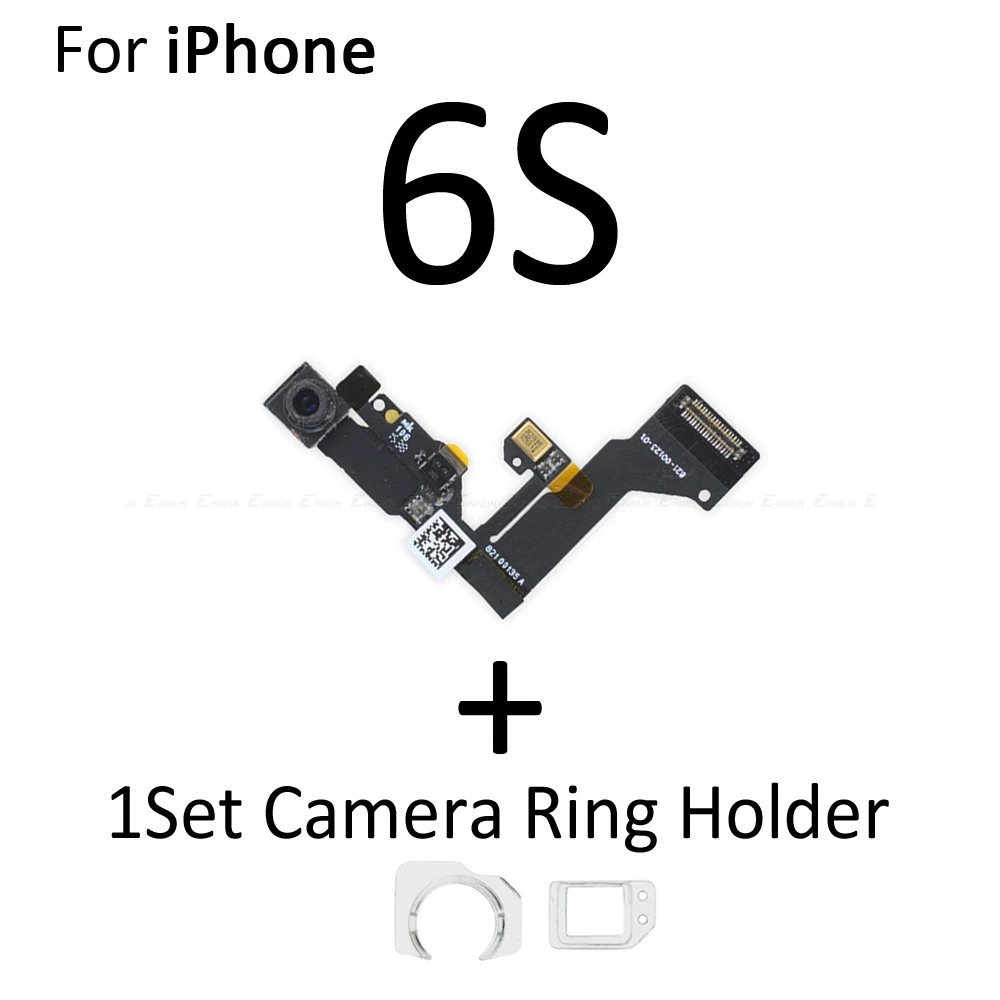 Кольцевой держатель передней камеры для iPhone 5 5S SE 5C 6 6S Plus объектив правый гибкий