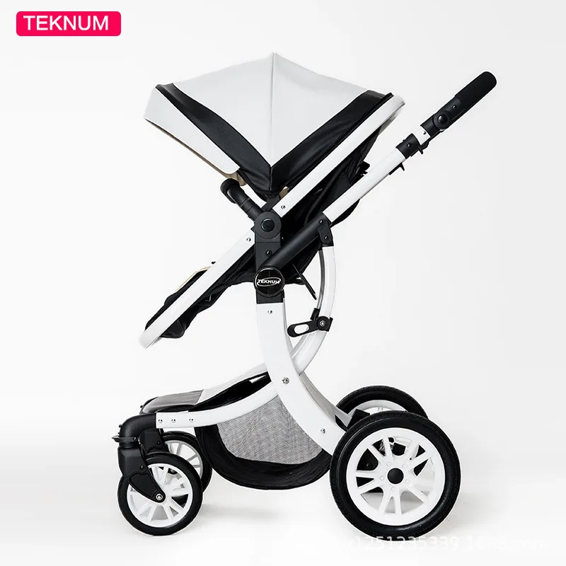 Stroller Can Sit and Lie High Landscape Folding Shock Absorber Lightweight Newborn Baby Stroller  Newborn Car Seat