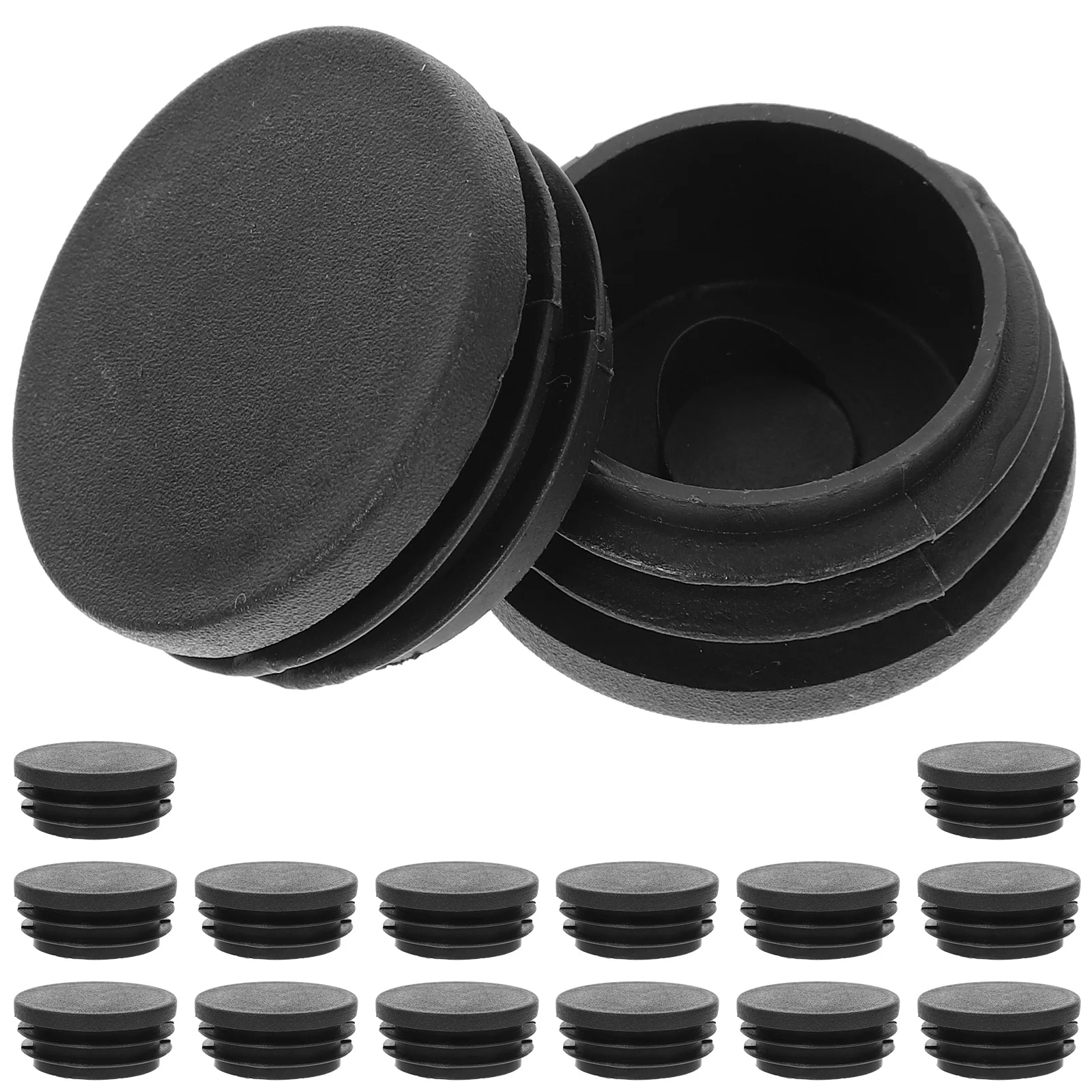 

16 Pcs Floor Plastic Plugs Covers Chair Leg Protectors Furniture Accessory Socket Wooden Floors Tubing