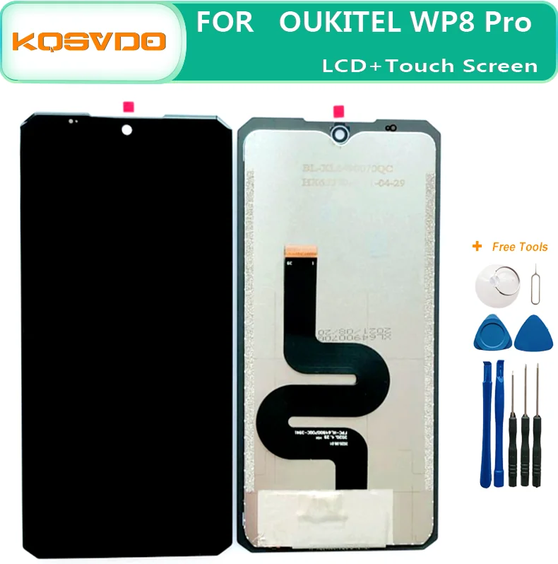 Новый дисплей с сенсорным экраном для Oukitel WP8 Pro, сборка для ремонта, запчасти, 6.49" WP 8 PRO WP8Pro аксессуары для смартфонов.
