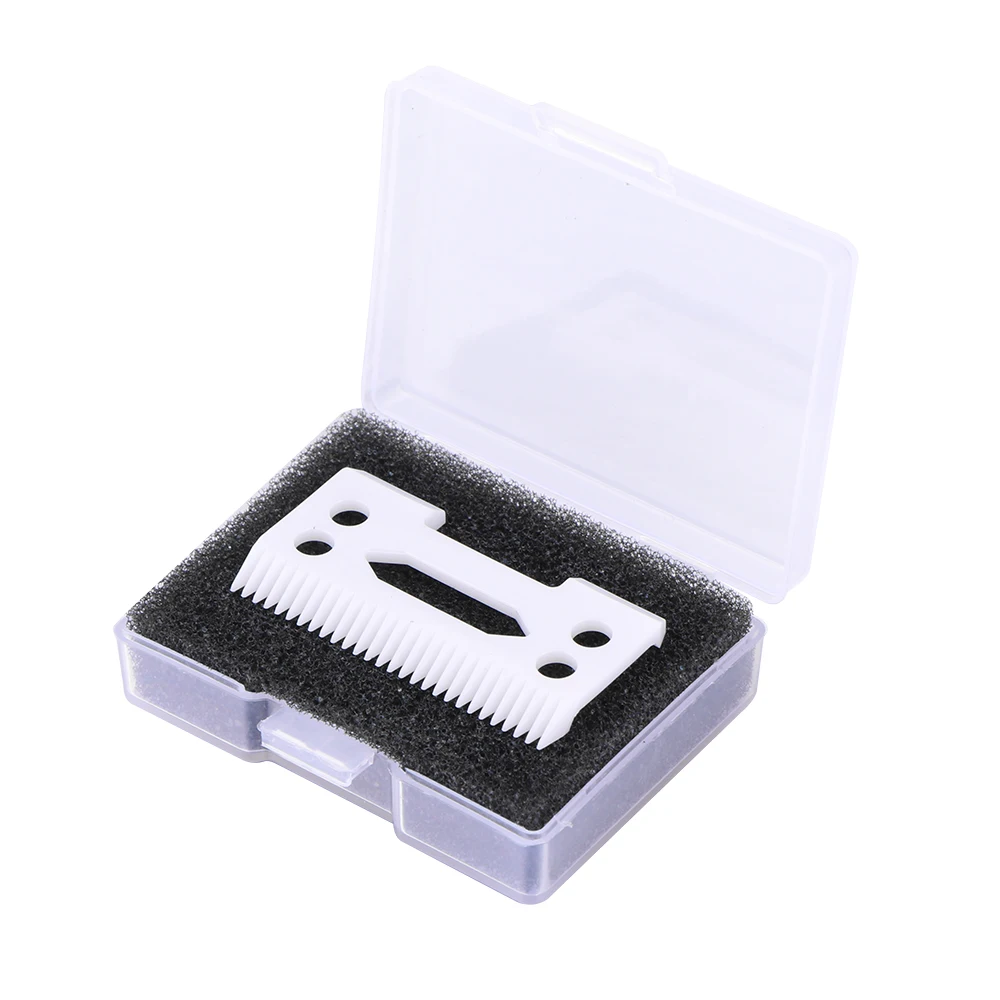 

Magic Clip 2 Holes Hair Clipper Blade Cutter Electric Clipper Blades Ceramic Blades For Wahl Shear Clipper With Box Blade Knife