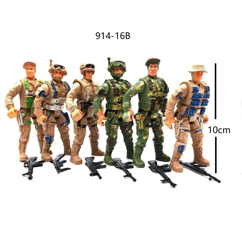 Детская Игрушечная Военная Модель С Шарнирным Оружием CS Антитеррористическая