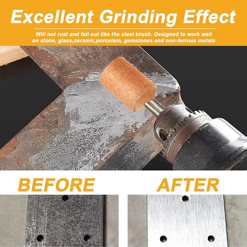 Набор шлифовальных бит для Dremel набор из 42 камней с хвостовиком 1/4 дюйма идеально