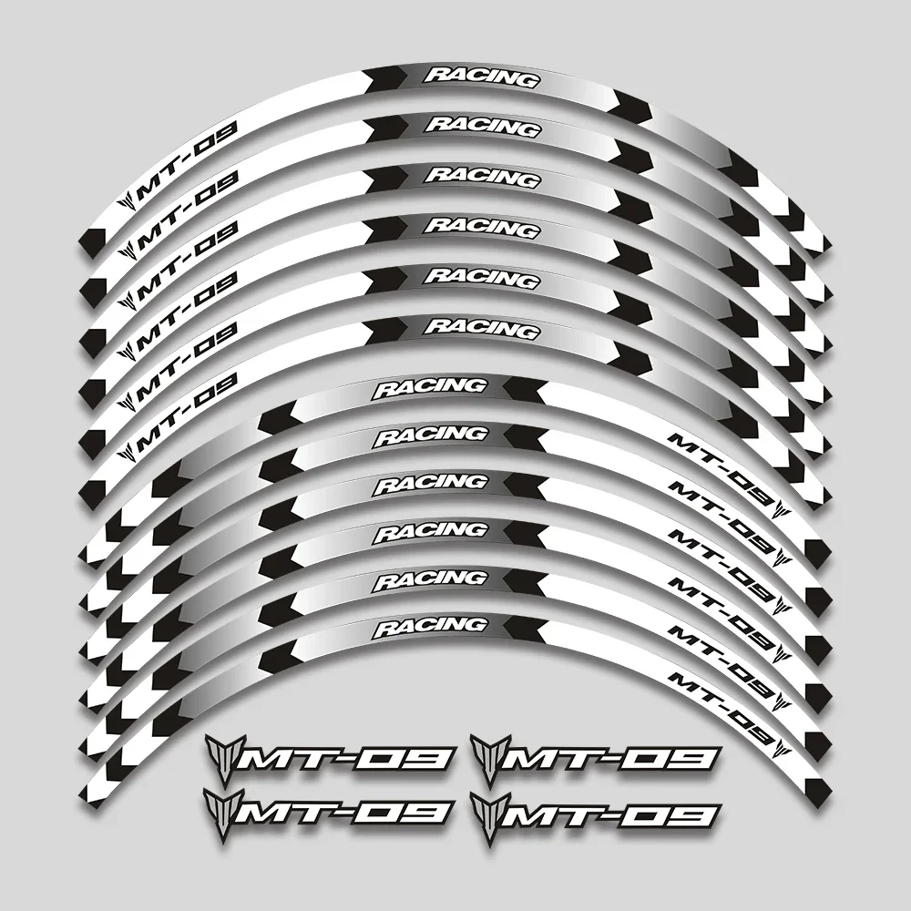 Для YAMAHA MT09 MT-09 mt 09 17 дюймов аксессуары для мотоциклов наклейки на колеса