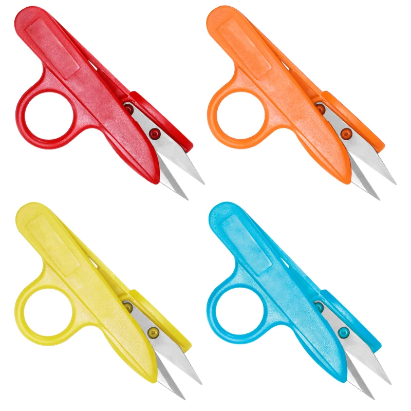 

MIUSIE 1PC Plastic Tailor Sewing Scissors Small Yarn Shears Embroidery Cross Stitch Sewing Tool Household Cutting Supplies