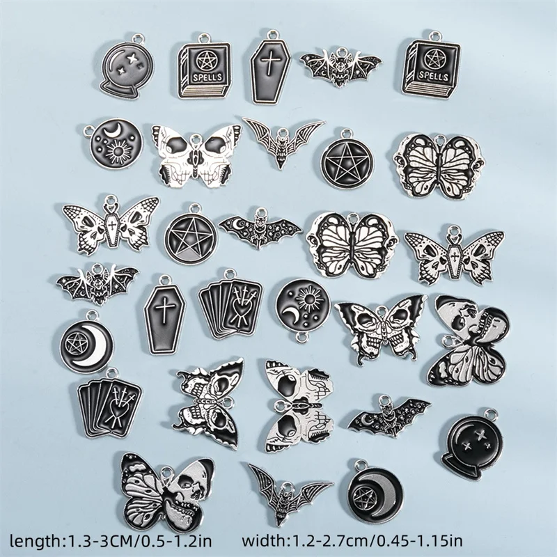 10/20 шт. смешанный стиль крест-бабочка очаровательные ювелирные изделия в стиле