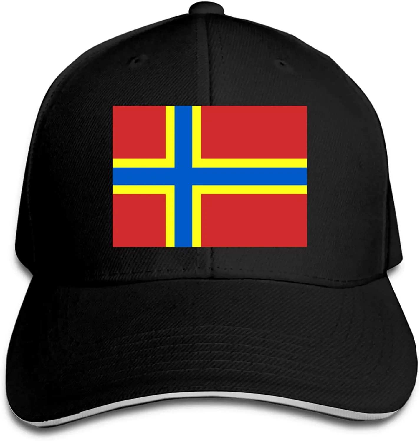

Linzsfe Unisex Orkney Flag Baseball Cap Adjustable Hat Sandwich Cap Hip Hop Hats