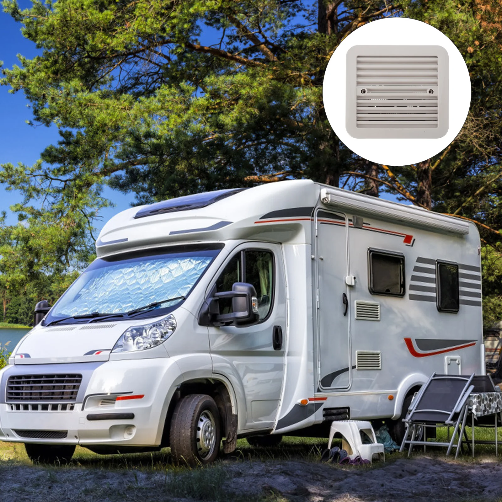 

Universal Side Air Vent Ventilation Exhaust Fan 12V for RV Trailer Camper