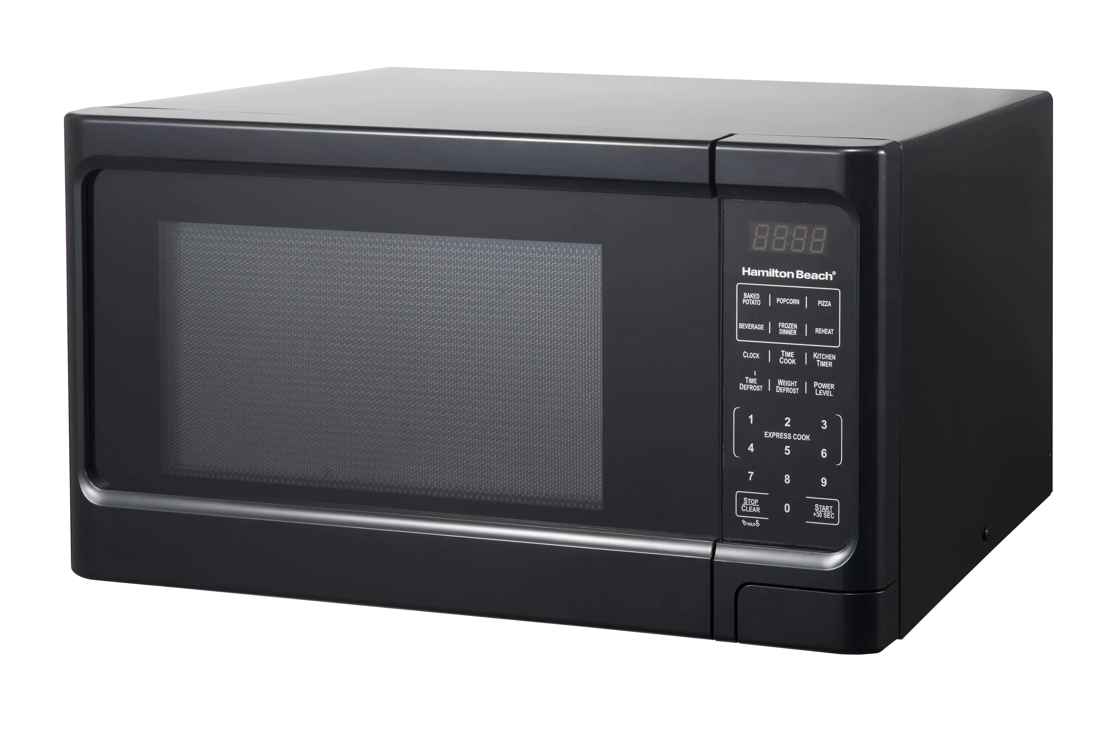 Electric 1.1 Cu. Ft. Black Digital Microwave Oven Free Shipping