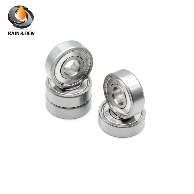 8Pcs S608ZZ  Stainless Steel Ball Bearing 608zz ABEC-9  8x22x7 mm   roller skates Bearing 608