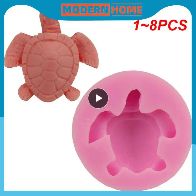 

1-8 шт., силиконовые формы в форме морской черепахи